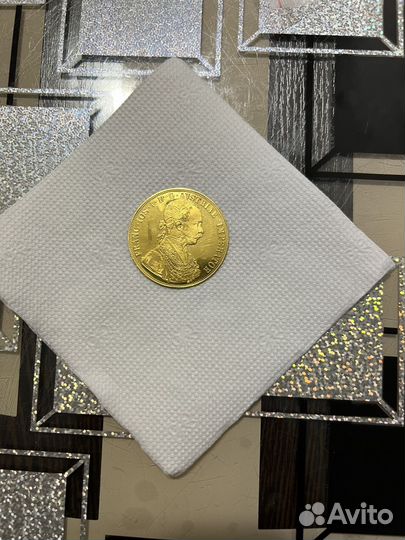 Золотая монета 4 дуката