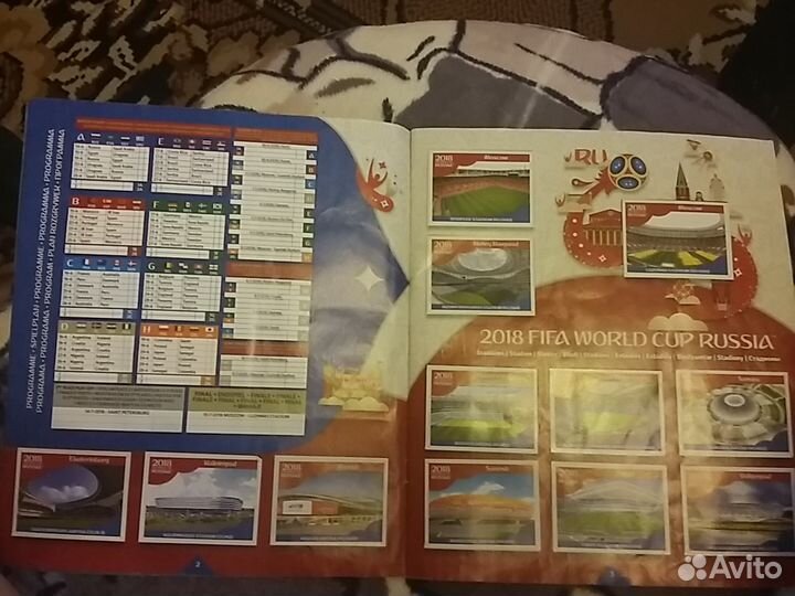 Альбом панини чемпионат мира 2018