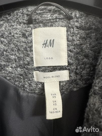 Шерстяное пальто H&M