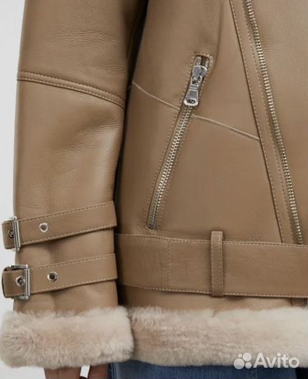 Дубленка авиатор снежная королева