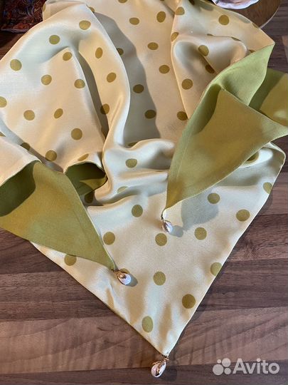 Косынка платок натуральный шелк ручная работа