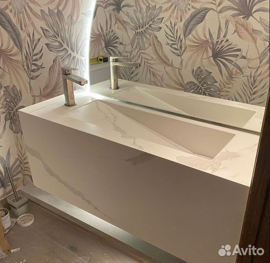 Раковина из керамогранита