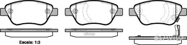 Колодки торм.пер. opel Corsa 1,0/1,2/1,4/1,3cdti