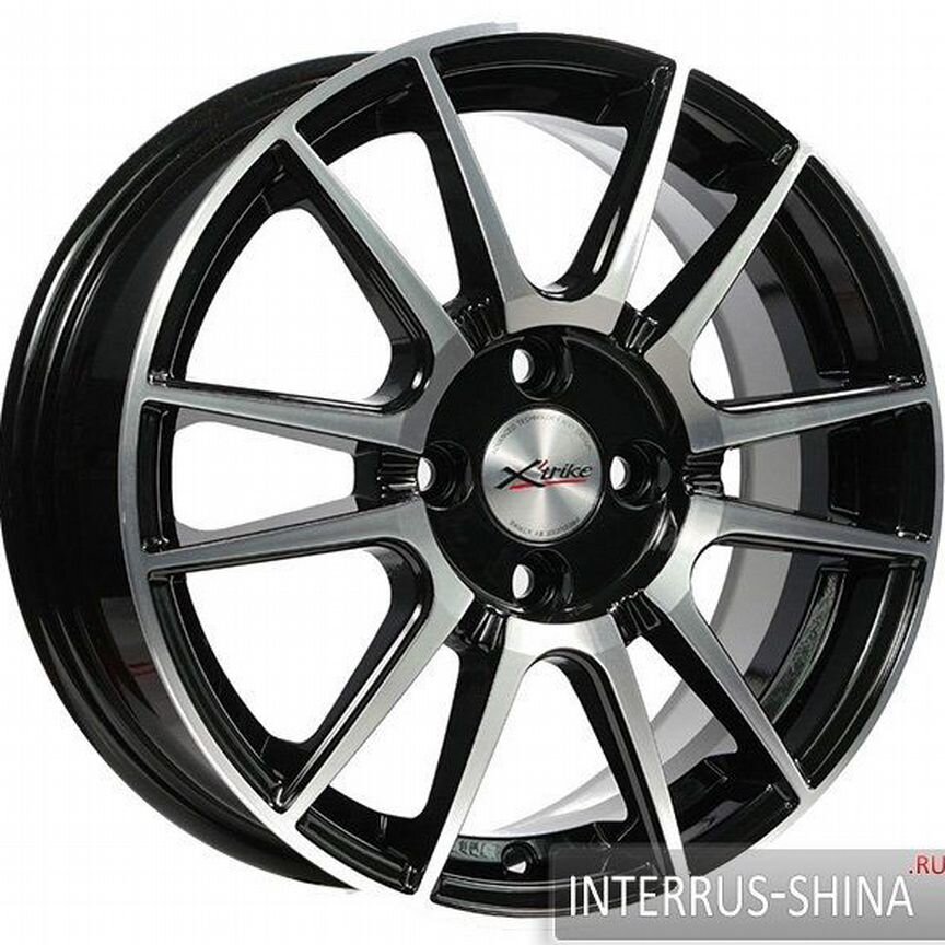 Диски X'trike X-127 6x15 4x100 ET45 D60.1 BK/FP