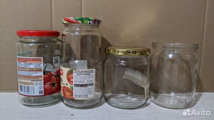 Банки стеклянные 0,5 л