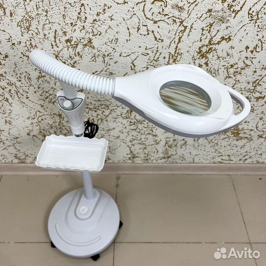 Лампа лупа напольная