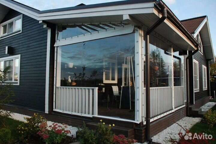 Мягкие окна на террасу