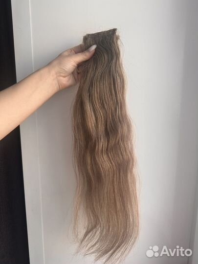 Волосы для наращивания натуральные на биолентах