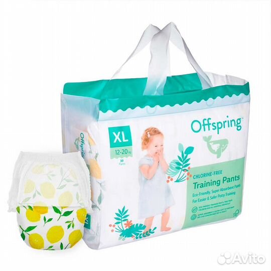 Подгузники-трусики Offspring XL 12-20 кг 30 шт Ли