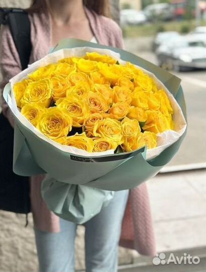 Букет с розами. 25 51 101 роза