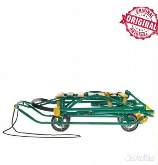 Детские санки с колесами nikki 3