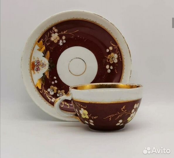 Чайная пара Кузнецова 19-20вв