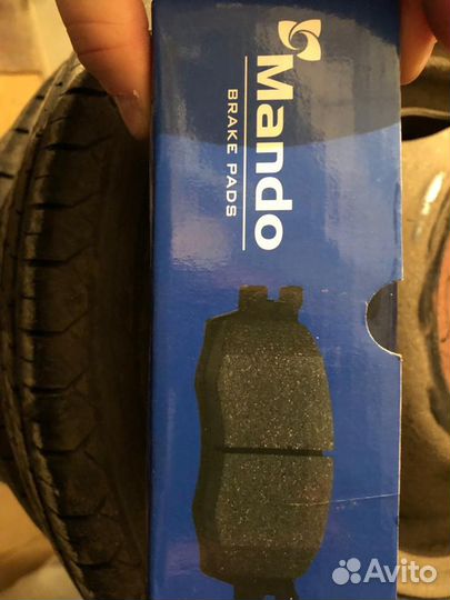 Колодки тормозные передние на hyundai porter 2