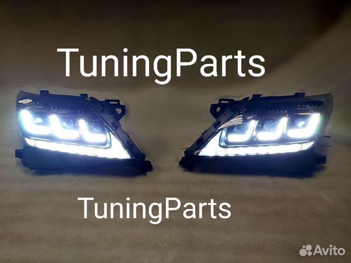 Фары lexus LX570 12-15 г. LED стиль 16+