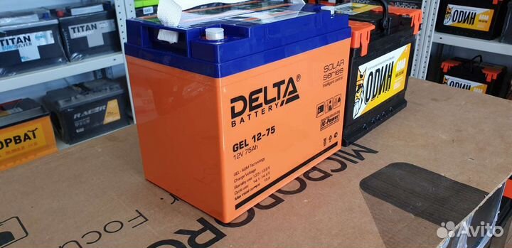 Гелевый Аккумулятор 75ач 12-75