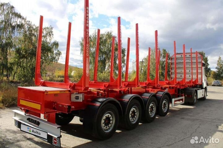 Полуприцеп лесовоз (сортиментовоз) Berger 9853, 2024