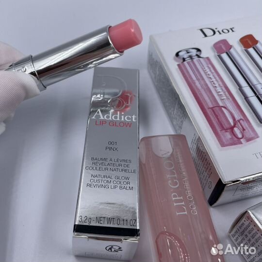 Dior помады Dior бальзамы Набор 3в1 Новые