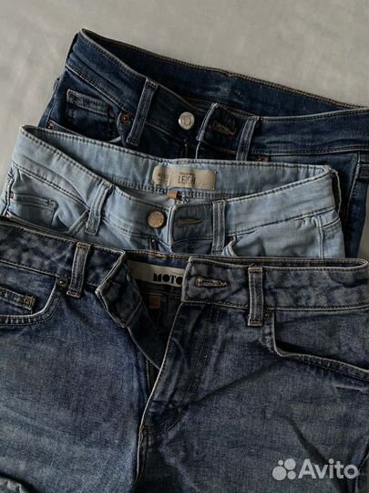 Пакет вещей джинсы topshop slim