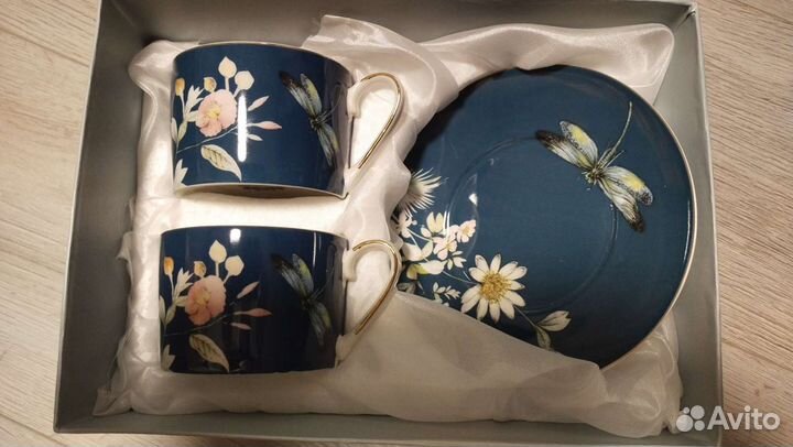 Две чайные пары фарфор