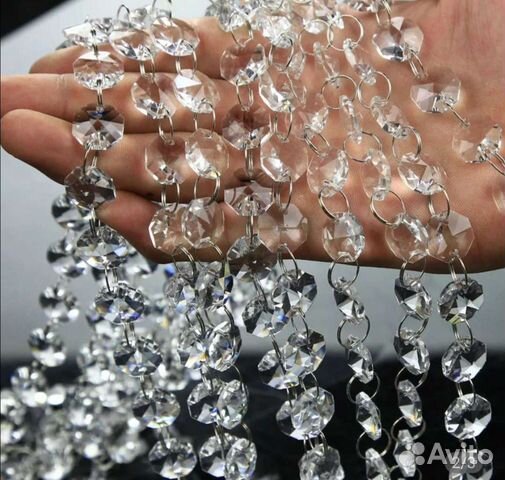 Занавес из акрила, штора из кристаллов