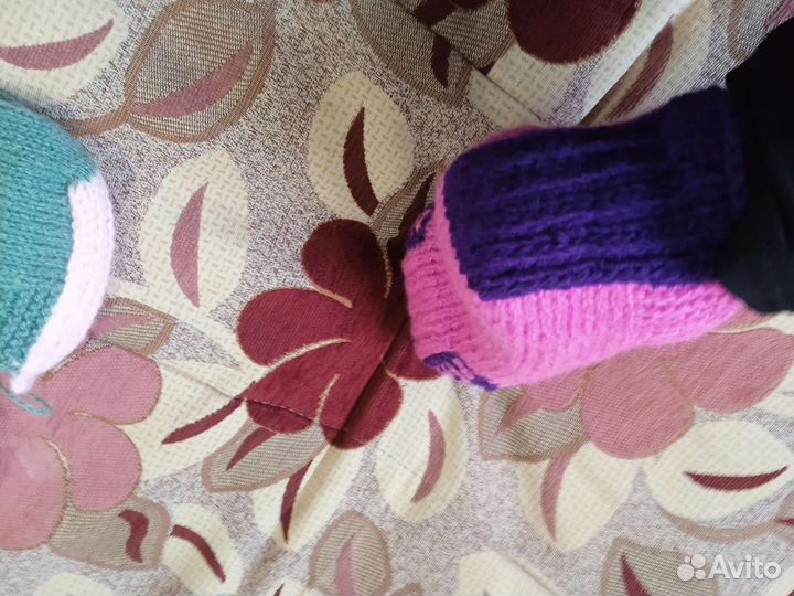 Вязанные тапочки в ассортименте