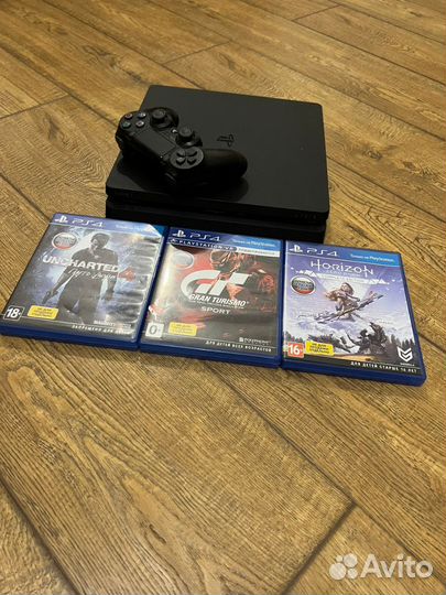 Ps4 slim с играми