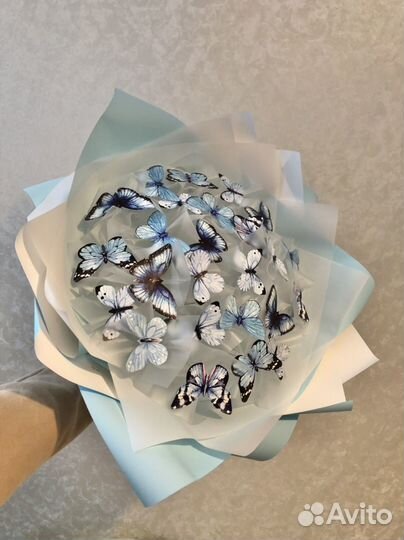 Букеты из бабочек 25 шт