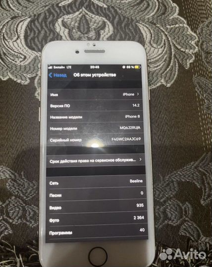 Телефон iPhone 8 64 gb