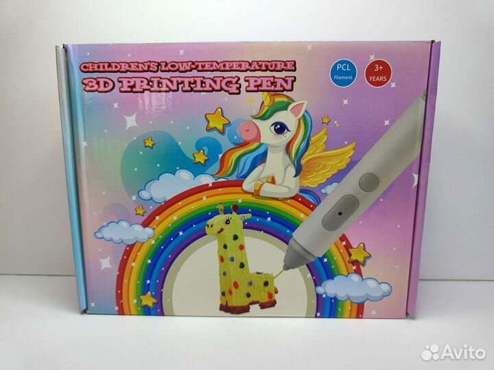 3д ручка беспроводная + трафареты