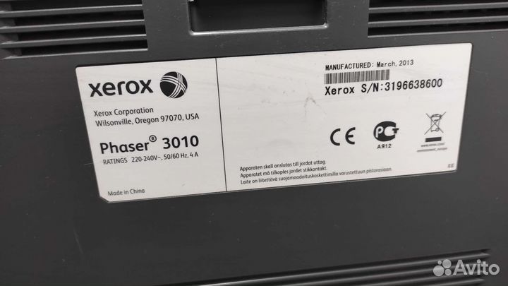 Принтер phaser 3010 на запчасти