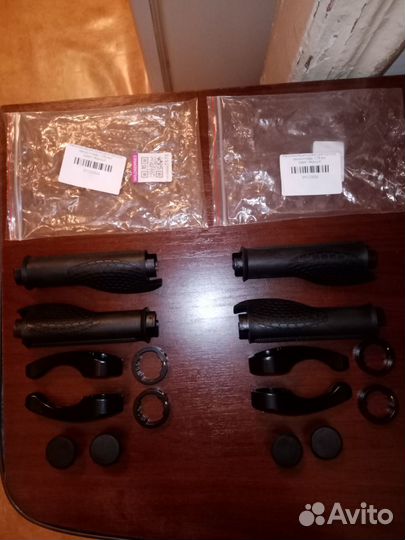 Грипсы эргономичные с рогами (ручки на руль)