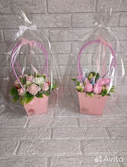 Мыло ручной работы Букеты