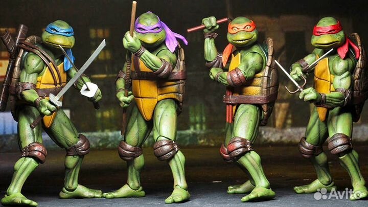 Коллекционные фигурки черепашки ниндзя neca