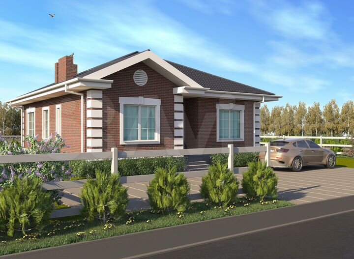 Коттедж 140 м² на участке 9 сот.