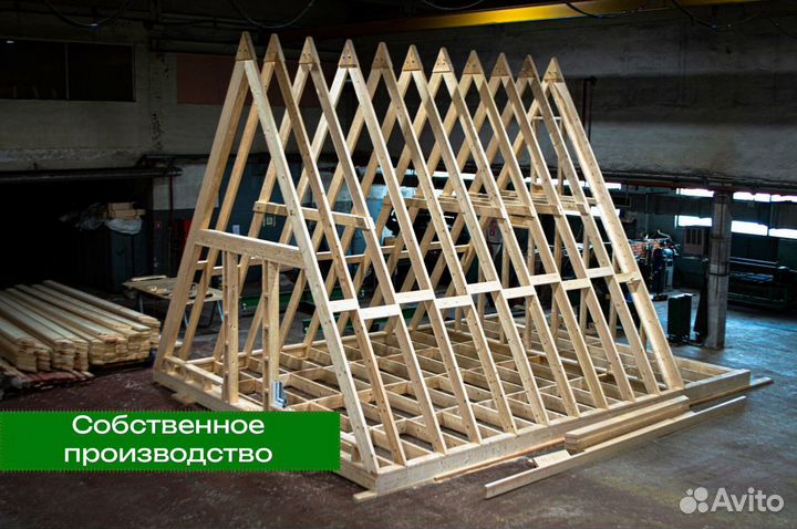 Треугольный дом А-Фрейм 6х6 (A-Frame) 36 м²