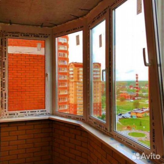 Пластиковое окно новое с установкой