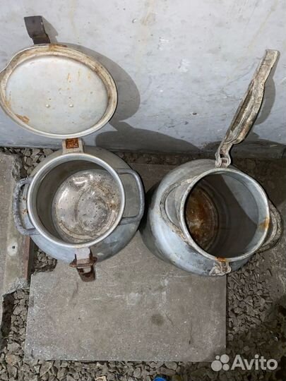 Алюминиевый бидон СССР 40л