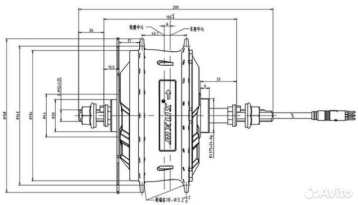 Комплект мотор-колесо. Электровелосипед