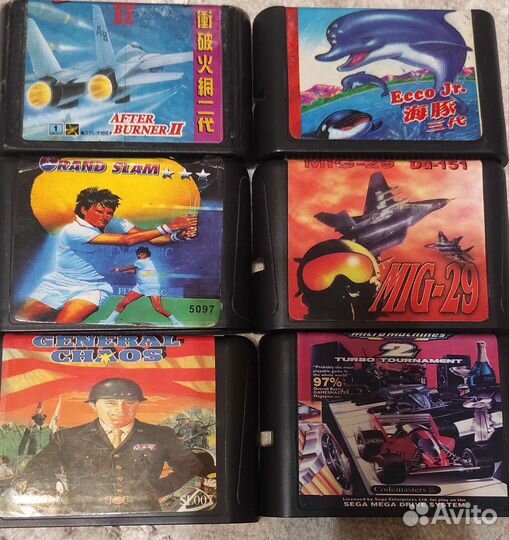 Картриджи для sega 16 bit
