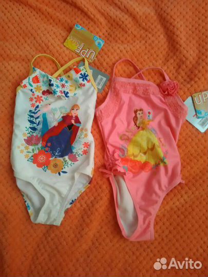 Купальники слитные д/двойни США р. 98-104