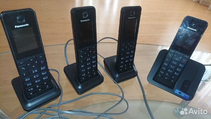Panasonic два комплекта домашнего радио телефона