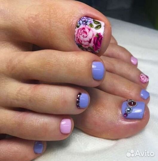 Педикюр Мужской/Женский Кислотный/Щелочной