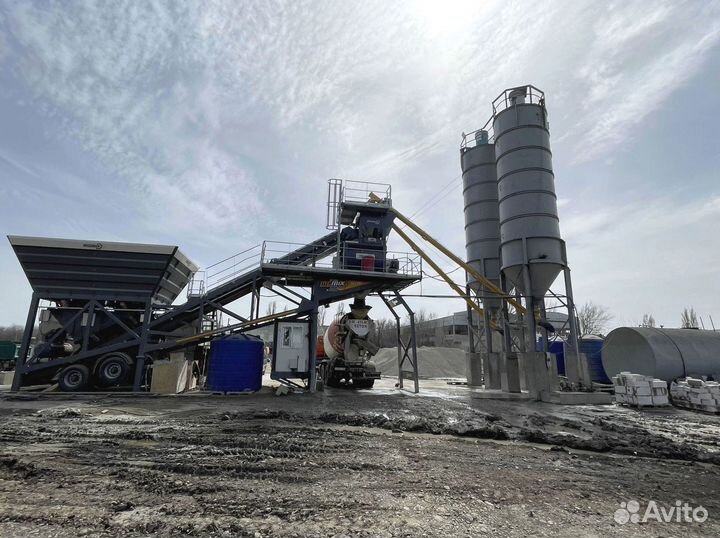 Мобильный бетонный завод