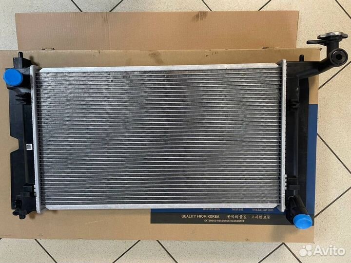 Радиатор двигателя toyota (avensis II; corolla IX;
