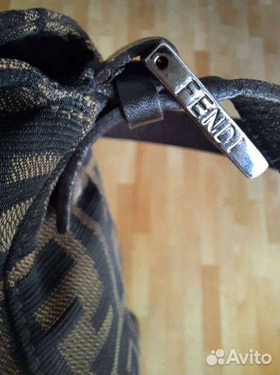 Сумка Fendi Zucca, оригинал, винтаж