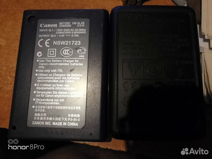 Зарядки для фотоаппаратов