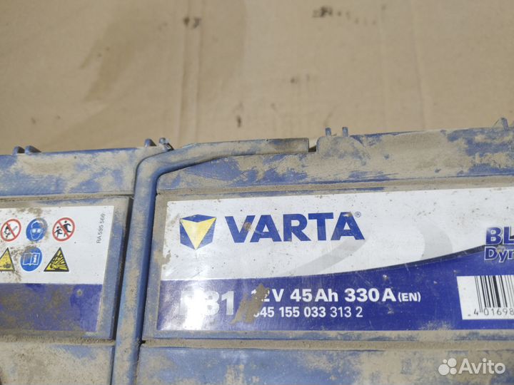 Аккумулятор Varta Blue Dynamic B31 12v 45ah 330a