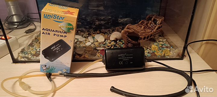 Аквариум с аксессуарами