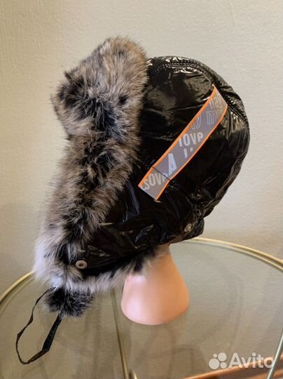 Шапка ушанка для девочки