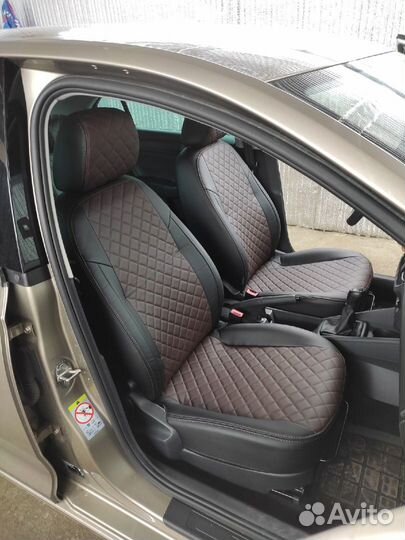 Чехлы Автопилот Rapid Черные с шоколадом